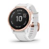Fenix 6S Pro - Rose Gold blanche - bracelet blanc