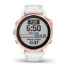 Fenix 6S Pro - Rose Gold blanche - bracelet blanc