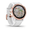 Fenix 6S Pro - Rose Gold blanche - bracelet blanc
