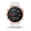 Fenix 6S Pro - Rose Gold blanche - bracelet blanc