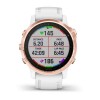 Fenix 6S Pro - Rose Gold blanche - bracelet blanc