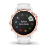 Fenix 6S Pro - Rose Gold blanche - bracelet blanc