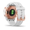 Fenix 6S Pro - Rose Gold blanche - bracelet blanc