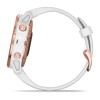 Fenix 6S Pro - Rose Gold blanche - bracelet blanc