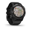 Fenix 6 Pro - Gray noire - bracelet noir