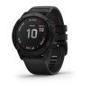 Fenix 6X Pro - Gray noire - bracelet noir