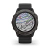 Fenix 6X Pro - Solar - Carbon Gray DLC - bracelet noir