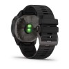 Fenix 6X Pro - Solar - Carbon Gray DLC - bracelet noir