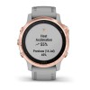 Fenix u200bu200bu200bu200b6S - Sapphire - Rose Gold Harmaa - harmaa hihna