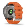 Fenix u200bu200bu200bu200b6 - Sapphire - Harmaa Titanium Hopea - Oranssi hihna