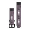 Violetti silikoniranneke mustalla sulkimella - QuickFit 20 - Fenix u200bu200bu200bu200b6S - 010-12871-00