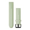Mintunvihreä silikoniranneke mustalla soljella - QuickFit 20 - Fenix u200bu200bu200bu200b6S - 010-12872-00