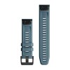 Järvensininen Silikonihihna mustalla suljella - QuickFit 22 - Fenix u200bu200bu200bu200b6 - 010-12863-03