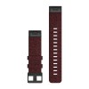 Kannerinpunainen nylonhihna mustalla suljella - QuickFit 22 - Fenix u200bu200bu200bu200b6 - 010-12863-06