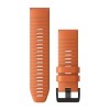 Kirkkaan oranssi silikoniranneke mustalla soljella - QuickFit 26 - Fenix u200bu200bu200bu200b6X - 010-12864-01