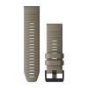 Tummaa hiekkakiveä silikoniranneke mustalla suljella - QuickFit 26 - Fenix u200bu200bu200bu200b6X - 010-12864-02
