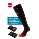 Lenz Heat Sock 6.0 tåhätta uppvärmda strumpor + litiumbatteripaket