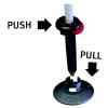 Bâtons CONNECT ALU 5 - pointe Push&Pull