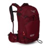 Kresta30Ospreyウィメンズウィンターハイキングバッグ-ローズウッドレッド