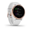 Vivoactive 4s - Rose Gold avec bracelet silicone blanc