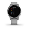 Vivoactive 4s - Gris poudré avec boîtier argent