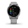 Vivoactive 4s - Gris poudré avec boîtier argent