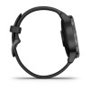 Vivoactive 4s - Gunmetal avec bracelet silicone Noir