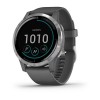 Vivoactive 4 - Silver avec bracelet silicone Grey