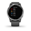 Vivoactive 4 - Silver avec bracelet silicone Grey