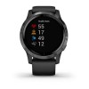 Vivoactive 4 - Gunmetal avec bracelet silicone Noir 