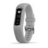 Vivosmart 4 Ranneke - hopea harmaalla rannekkeella