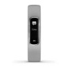 Vivosmart 4 Ranneke - hopea harmaalla rannekkeella