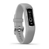 Vivosmart 4 Ranneke - hopea harmaalla rannekkeella