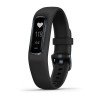 Suuri Vivosmart 4 -ranneke - harmaa mustalla rannekkeella