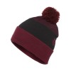 Black Diamond Pom Beanie - Bordeaux/Svart