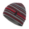 Cappello da sci Cardiff Beanie Black Diamond - Fumé/Hyper Red Stripe