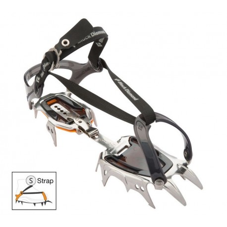 Crampones de montañismo Serac Black Diamond - Fijación de correa