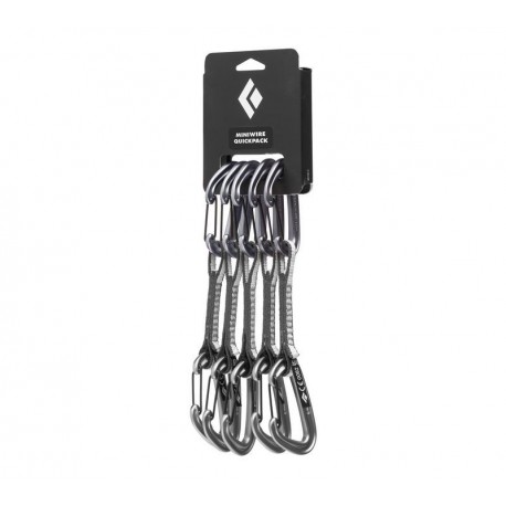 Pack 6 quickdraws Miniwire Quickpack Black Diamond
