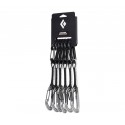 Packung mit 6 Expressschlingen LiteWire 12 cm Quickpack Black Diamond