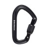 Mousqueton HotForge Screwgate Black Diamond - black