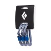 Pack 3 HotForge Screwgate Black Diamond carabiners - gray