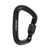 Mousqueton LiteForge Screwgate Black Diamond - negro