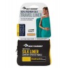 Cearşaf pentru geantă Silk Liner Sea To Summit - mărime inserţie Traveler Pillow - Verde