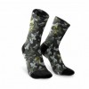 Aktiv Hight Socks Kinetik trailstrumpor - Khaki/Gul