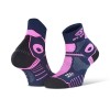 STX+ Evo BV Sport ankelstrumpor - blå/neonrosa
