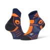 STX+ Evo BV Sport ankelstrumpor - blå/neonorange