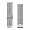 Bracelet à dégagement rapide, en mailles milanaises argent avec fermoir argent - F245