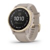 Montre Fenix 6S Pro Solar Garmin - Light Gold avec bracelet beige
