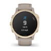 Montre Fenix 6S Pro Solar Garmin - Light Gold avec bracelet beige
