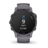 Montre Fenix 6S Pro Solar Garmin - Améthyste avec bracelet schiste